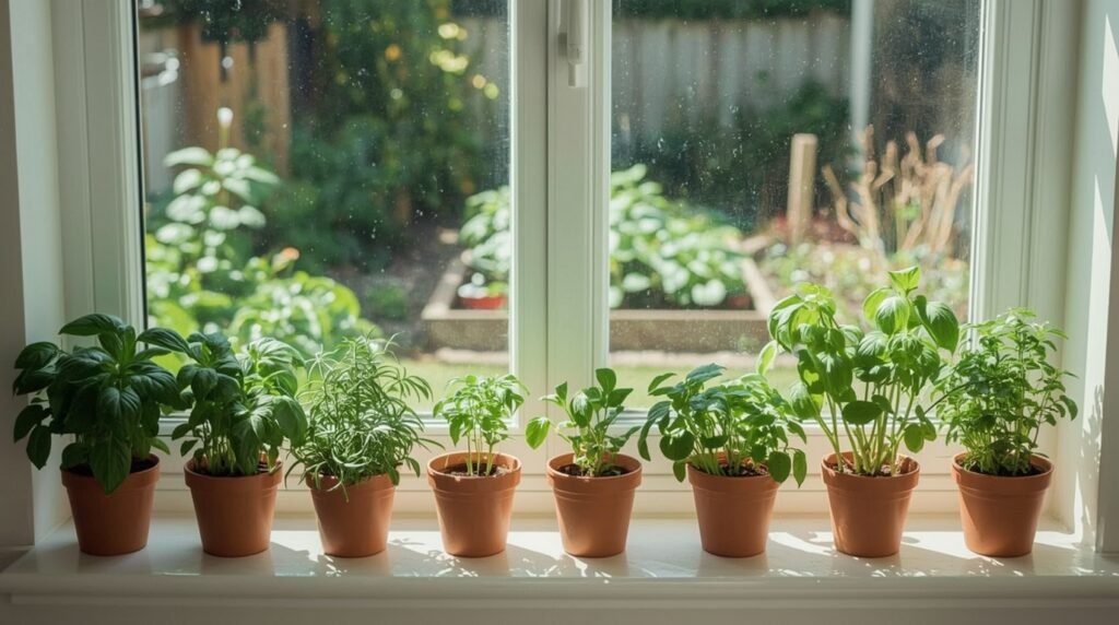 grow herbs in and out